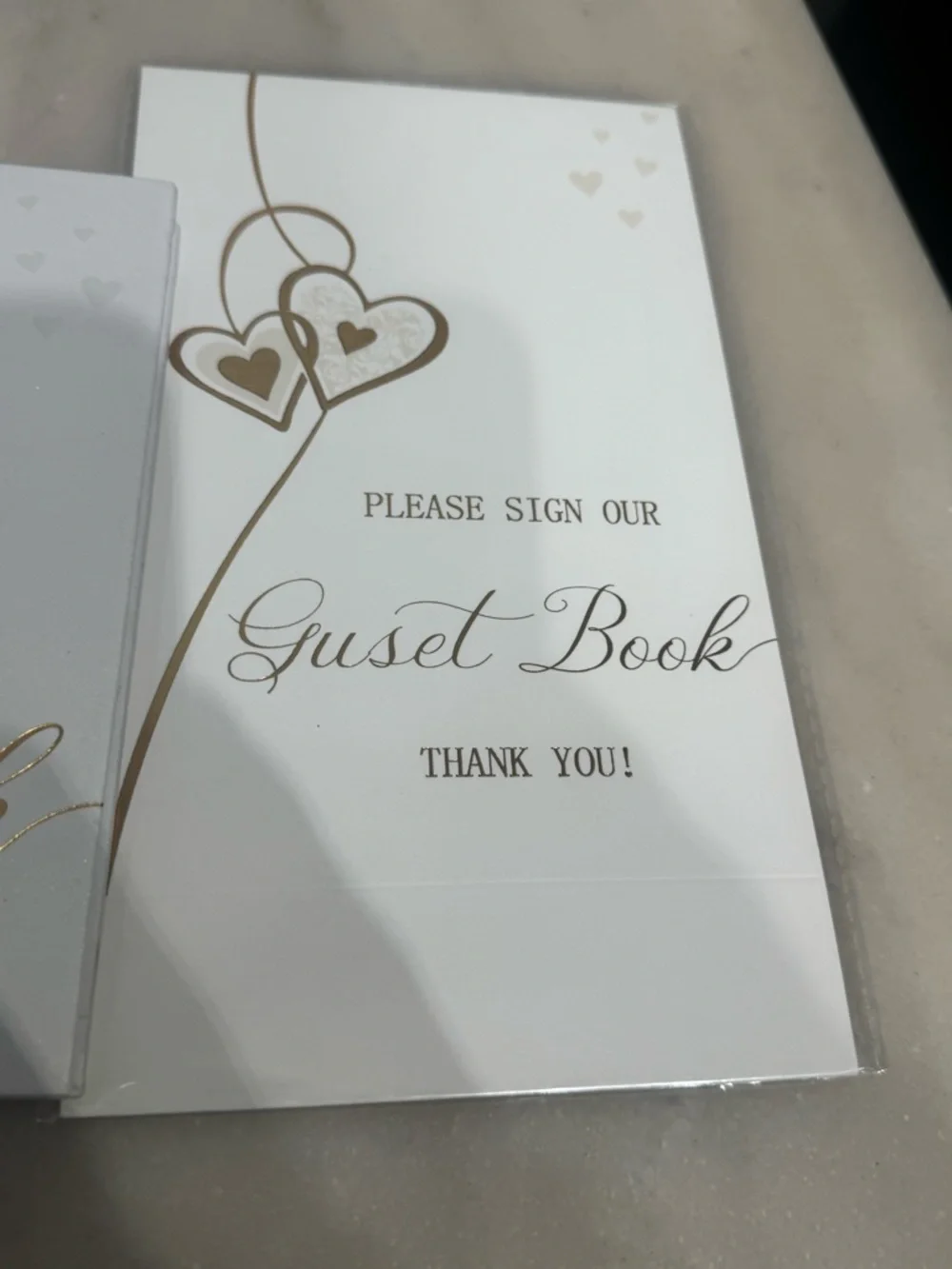 White Guest Book - Elegant Party Guestbook